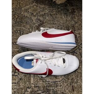 NEW Nike Cortez Basic SL GS White Red DM0950-115 Youth 6.5Y Womens 8 No Box
